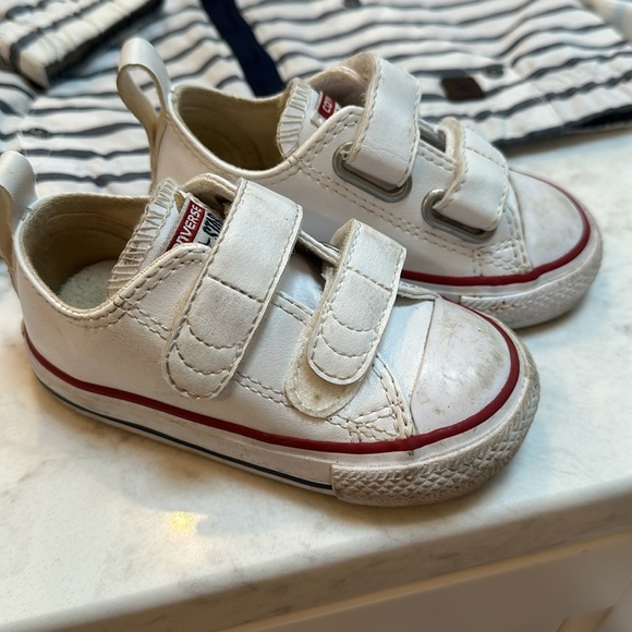 ADORABLE 4 pc Janie & jack converse bundle 2 outfits, jacket, chucks nautical - Picture 6 of 7